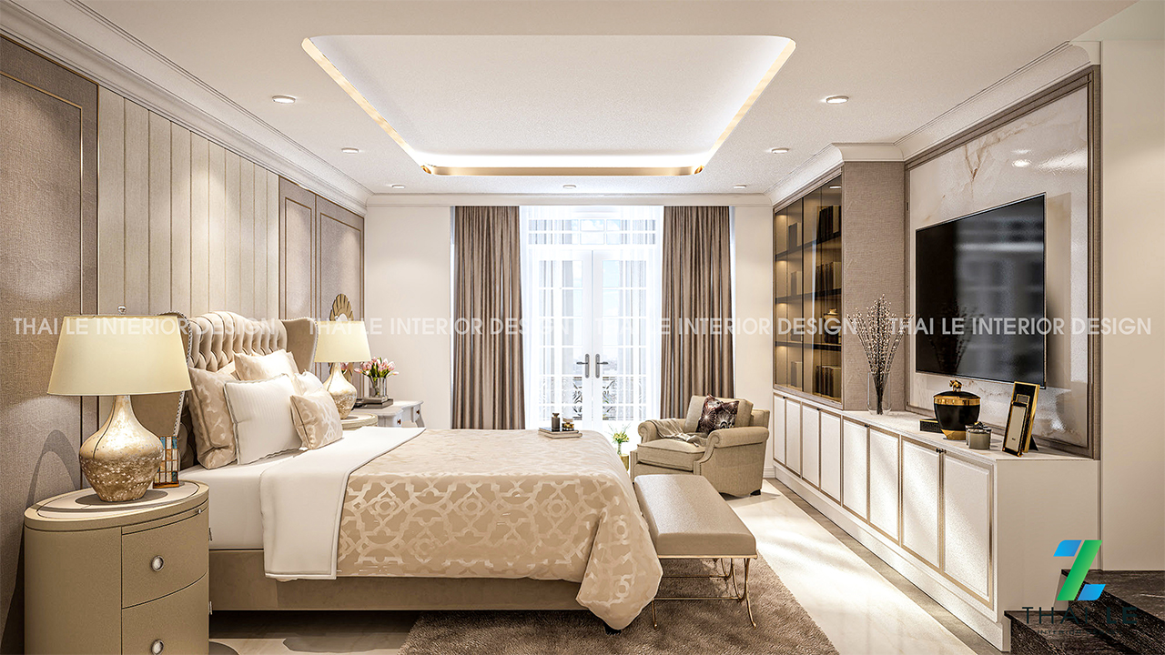 Thiết kế nội thất biệt thự Nguyễn Văn Hưởng Q2 - 600m2